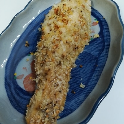 トースターで簡単でした。鮭とマヨネーズがよく合っていて、パン粉もカリカリして、とても美味しかったです。
また作ります(^-^)/